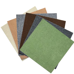 Non-slip modular carpet tiles for dogs